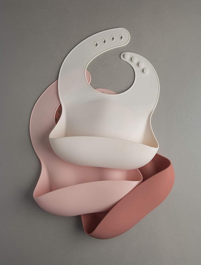 Loulou Lollipop Soft, Waterproof Silicone Feeding Bib