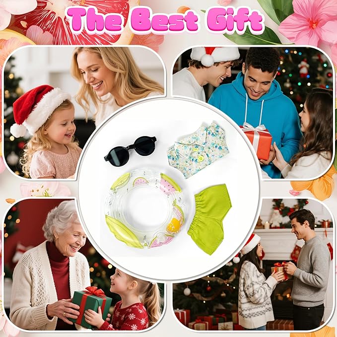 2 Sets Doll Clothes for 17cm Doll, Cute Doll Clothes and Accessories, Outfit Sets 2025 Fashion Style (Holiday, 18Inch)