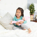 Melissa & Doug Mine to Love Twins Luke & Lucy 15” Light Skin-Tone Boy and Girl Baby Dolls with Rompers, Caps, Pacifiers - Twin Baby Dolls, First Baby Dolls for Toddlers 18 Months and Up