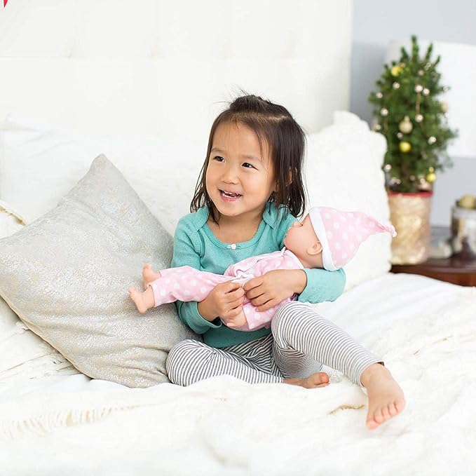 Melissa & Doug Mine to Love Twins Luke & Lucy 15” Light Skin-Tone Boy and Girl Baby Dolls with Rompers, Caps, Pacifiers - Twin Baby Dolls, First Baby Dolls for Toddlers 18 Months and Up