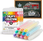 JOYIN 36 PCS Silky Crayon for Kids, Toddler Twistable Crayon, 12 Colors, Art Supplies, School Supplies, Kids Indoor Activities