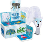 CreateOn Eric Carle Polar Bear with Head to Toe Bonus Set Magnetic Tiles, Building Set for Kids, Magnetic Building Toys for Kids, STEM Toys for Boys and Girls Ages 3+, 24 Piece