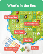 SimplyFun Clover Leap - Educational Vocabulary Game - Sentence Building for Kids, Develop Sentence Structure & Vocabulary Skills, Fun Learning Game for Families - 2-4 Players, Ages 5 & Up