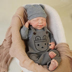 Lifelike Reborn Baby Dolls Boy - 18-Inch Baby Soft Body Realistic-Newborn Baby Doll Full Silicone Baby Dolls with Toy & Gift Box for Kids