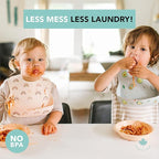 Loulou Lollipop Soft, Waterproof Silicone Feeding Bib for Babies and Toddlers