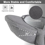 Baby Hip Carrier, Baby Carrier with Adjustable Waistband & Breathable Mesh, Ergonomic Carrier with Non-Slip Hip Seat Surface for Newborns & Toddlers, Grey