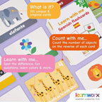 Spanish Flash Cards for Kids & Toddlers - 101 Cards - 202 Sides - Learn with Me - Objects, Numbers & Play Games - Great Value, Fun Learning and Educational Flashcards