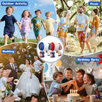 EagleStone Bubble Guns for Kids 4-8, 2 Pack Light-Up Automatic Bubble Gun Blasters with 4 Solution, Bubble Machine for Toddlers, Outdoor Summer Toy, Easter Gifts, Birthday Wedding Party Favors