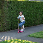 Jetson Character Kids Kick Scooter, LED Lights on Stem & Light-Up Wheels, Lightweight Frame, Height-Adjustable Handlebar, Lean-to-Steer System, Easy-Fold Mechanism