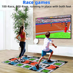 TV Dance Mat Games - Wireless Music Electronic Dance Mat Fun Dance Fitness Games for Kids, Christmas and Boys and Girls Birthday Gift Ideas, Silver Gray
