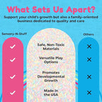 Wooden Tool Set for Sensory Bin (30 Piece), Child-Sized Montessori Sensory Toys for Developing Fine Motor Skills, Smooth Wooden Toys, Bin Scoops and Tools