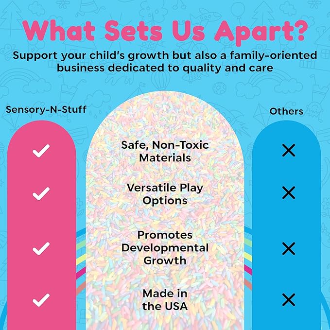 Wooden Tool Set for Sensory Bin (10 Piece), Child-Sized Montessori Sensory Toys for Developing Fine Motor Skills, Smooth Wooden Toys, Bin Scoops and Tools