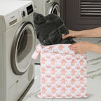 2pcs Travel Waterproof Laundry Bag, Cloth Diaper Wet Dry Bags with Handle & 2 Zipper Pockets, Reusable Washable Dirty Clothes Bag for Baby Adult Travelling Hanging, Bathing Beach Pool Daycare