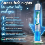 Set of 4 – Baby Night Bottle with Bottle Warmer – Baby Bottle with Integrated Formula Dispenser in The Bottle for Stress-Free Night Feedings (4 Bottles per Night)