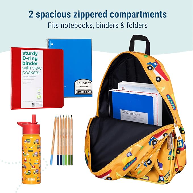 Wildkin 15-inch Kids Backpack – Durable, Padded, Adjustable for School & Travel - Under Construction