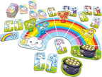 Orchard Toys Moose Games Rainbow Unicorns Game. Race Your Unicorns Over The Rainbow to a Pot of Gold in This Magical, Fun Color-Matching Game! Ages 3+ for 2-4 Players