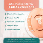 Schallwerk ® Mini+ Baby Ear Muffs – Infant Noise Cancelling Headphones, Toddler Ear Protection, Baby Headphones for Noise
