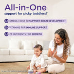 Enfagrow PREMIUM Gentlease Toddler Nutritional Drink, Made with Real Milk, Designed to Ease Fussiness, Gas & Crying, Brain-Building Omega-3, Nutrients for Growth & Immune Support, Powder Can, 29.1 Oz