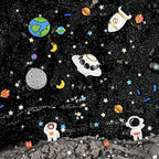 LAWOHO 6 Pack Galaxy Slime Kit for Kids- Cloud, Butter & Clear Slimes with Space Add-ins, 360ml Black Slime for Boys Girls, Kids Slime Kits for Easter Christmas Halloween Birthday, Space Party Favors