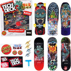 TECH DECK, Godzilla Sk8shop Fingerboard Bonus Pack, Collectible and Customizable Mini Skateboards, Kids Toys for Ages 6 and up