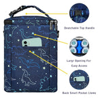 Breastmilk Cooler Bag with Ice Pack Fits 4 Bottles Up to 9 Ounce - Insulated Baby Bottle Cooler for Nursing Moms on the Go with Strap