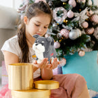 Easfan Electric Walking Plush Dog Toy Interactive Talking Musical Plush Toy Grey Puppy Birthday Gifts for Kids Toddlers,7"