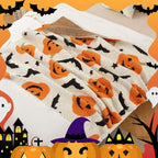 SeaRoomy Halloween Blanket, Ultra Soft Cozy Knit Throw Blanket for Couch, Warm Fluffy Microfiber Lightweight Knitted Throw Blanket Pumpkin Bat Halloween Decor (Pumpkins, 51"×63")