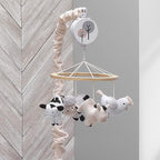 Lambs & Ivy Baby Farm Animals Musical Baby Crib Mobile Soother Toy