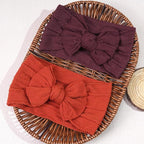 CÉLLOT Super Stretchy Soft Knot Headbands with Hair Bows Head Wrap Hair Accessories For Newborn Baby Girls Infant Toddlers Kids