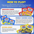 Kids VS Parents – A Hilarious Family Game with Conversation Starters & Fun Challenges – Card Game for Kids, Teens & Adults | Perfect for Game Night, Travel, or Gifts