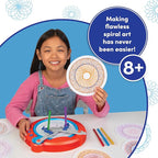 Spirograph Electric Machine - Arts and Crafts, Kids Toys, Art Supplies, Craft Supplies, Drawing Kit, Spiral Art, Classic Gear Design Kit, Case, Pens, Design Sheet Included, Ages 8+