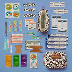 KeepGoing Small Travel First Aid Kit Kids – 60 Pc. Mini First Aid Kit for Purse, Diaper Bag, & Backpack with Latex-Free Bandages – 4 Oz., & 4.5 x 3.5 x 2 in, TSA-Approved