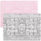 Cushmat Stylish Reversible Foam Play Mat (Large, Explorer - Ash Rose) - Soft, Waterproof, Durable Play mat for Infants, Babies, Toddler, Kids & Grownup - 6.5ft x 4.5ft