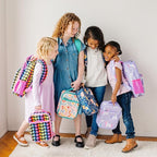 Wildkin ECO rPET Kids Backpack – Recycled, Padded, Adjustable for School & Travel – Confetti Peach