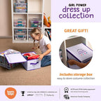 Born Toys Dress Up Clothes for Little Girls 4-6, Washable Toddler Costumes for Kids Pretend Play 3T-4T