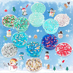 LAWOHO Slime Build a Snowman Kit, Snowman Christmas Crafts for Kids, Stocking stuffersfor Kids Christmas Crafts Xmas Gift