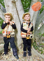 Bug Hunting Kit, Vest, Hat, Binoculars, Lg. Net, Bug Container, Whistle, Flashlight, Magnifier, Thermostat, Compass, Tweezers