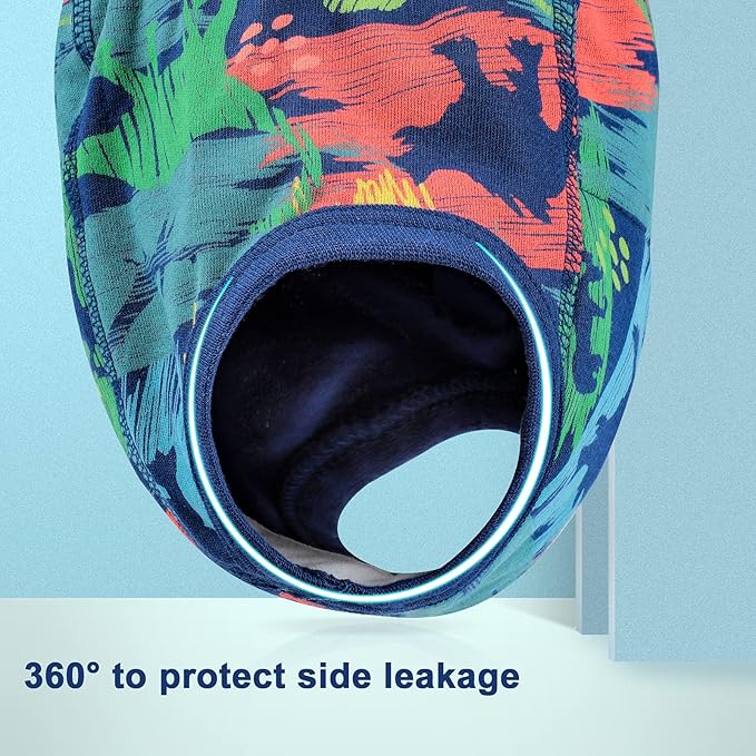 MooMoo Baby 8 Packs Potty Training Pants Cotton Absorbent Training Underwear for Toddler Boy and Girls 2T-9T