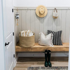 OrganiHaus Large Laundry Basket, Woven Cotton Rope Basket for Blankets, Toy Storage, Nursery Hamper, Living Room Decor Organizer, Soft & Durable Hamper with Handles, 20x13 inches - Honey