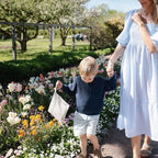 mushie Water Resistant Wet Bags | Large & Small Reusable Storage Bag for Baby Items and Travel | Zippered Pockets with Handle | Machine Washable, Set of 2 (Blush)