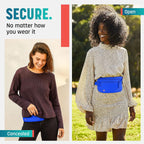 Hidden Money Belt for Travel for Men, Waist Wallet Anti Theft, RFID Passport Holder For Travel Men Or Women, Money Pouch, RFID Passport Holder