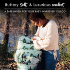 Milk Snob Star Wars Original 5-in-1 Cover - Nursing Cover for Breastfeeding - Baby Car Seat Cover, Carseat Canopy & Stroller - Essential All-in-One Cover - Gift for Mom, Baby (Endor Escape)