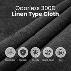 Large Pack and Play, Baby Bed Portable Crib with Diaper Changing Table Mattress Hanging Toys & Decor, Travel Bassinet Bedside Sleeper Playard from Newborn to Toddlers