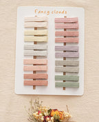 Hair Clips for Girls Women,Assorted 20Pcs 2" Solid Colors Hair Accessories for All Age Girls Toddler Kids,Fully Lined Alligator Clips Handmade Barrettes