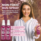 Shine Like Sable Deet-Free Insect & Mosquito Repellent 2 Pack 8oz – Kid & Pet-Safe, Pleasant Insect Repellent w/Lemongrass Oil - Insect Repellent Against Mosquitoes, Gnats, Black Flies, & No-See-ums