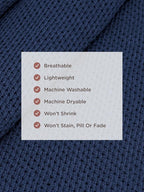 We are Amma | The Cocoon™ - Newborn Essentials Must Haves: Nursing Cover for Breast Feeding Essentials | Nursing Sweater Used as Breastfeeding Cover (Navy, One Size)