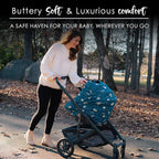 Milk Snob Original Star Wars 5-in-1 Cover, The Child, Added Privacy for Breastfeeding, Baby Car Seat, Carrier, Stroller, High Chair, Shopping Cart, Lounger Canopy - Newborn Essentials, Nursing Top