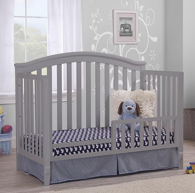 Sorelle Furniture Toddler Rails and Full-Size Bed Adult Rails, Sorelle Wood Bed Rail & Crib Conversion Kit, Converts Sorelle Furniture Crib to Toddler Bed and Full-Size Bed, # 148 - Gray