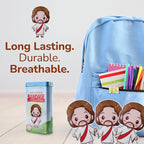 BioSwiss Bandages, Holy Jesus Shaped Self Adhesive Bandage, Latex Free Sterile Wound Care, Fun First Aid Kit Supplies for Kids and Adults, 50 Count