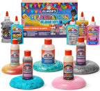 Elmer's Celebration Slime Kit, Complete Slime Supplies with Assorted Magical Liquid Slime Activators and Assorted Liquid Glues, 10 Count - Perfect for Parties, Gift, Activity Time